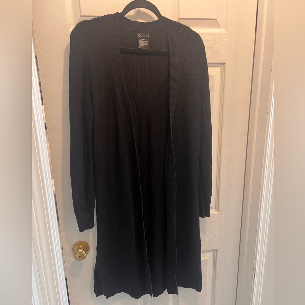 Dressy long cardigan